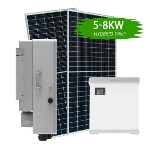 Hybrid US 5KW 6KW 8KW Split Phase Solar Inverters Single Phase Solar System