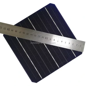 IBC Monocrystalline Silicon Solar Cell 156.75 x 156.75mm 20.5% 5W 3BB Phone Charger Solar Panel