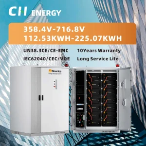 IP54 112kwh 225kwh Three Phase Dual Output On Grid Pure Sine Wave Solar Inverter With MPPT Controller