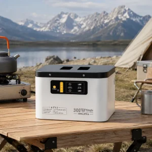 IP55 Small Portable LiFePO4 Energy Storage Battery 51.2V with LCD Screen and BMS for Solar Inverter, Camping, UPS, and Backup Power