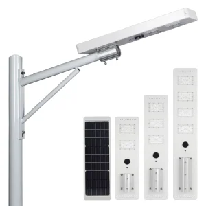 IP65 All-in-One Integrated Solar LED Street Light Motion Sensor Outdoor Solar Road Lamp for Street Parking Lot Garden