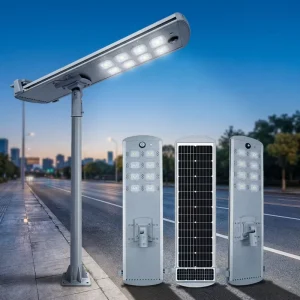 IP65 Highway Solar LED Street Light with Auto-Cleaning 40W 100W Aluminum Alloy CE Certified