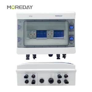 IP65 PV Waterproof Combiner Box DC600V 1000V Plastic 4-in-1 DC Combiner for Solar Panel Systems with 2 3 4 6 8 10 Strings