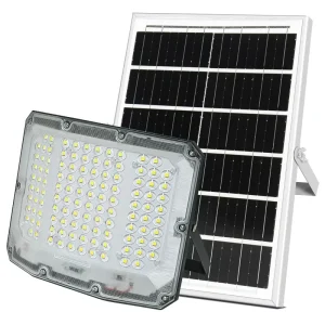 IP65 Solar-Powered Auto-On Waterproof LED Floodlight, Three-Sided, 3.2V, for Rural Yards and Courtyards