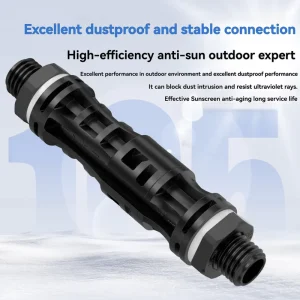 IP67 防水铜连接器 1000V 光伏直流太阳能电池板电缆连接器 用于太阳能发电系统