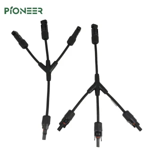 IP67 防水 1000V 30A 公母太阳能连接器 Y 型分支光伏电缆适配器 2To1 3To1 4To1 电源 PC 外壳