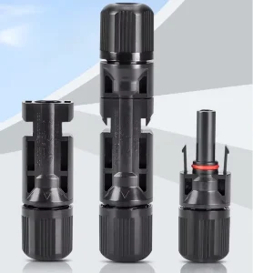 太阳能连接器公母插头，IP67防水光伏电缆连接器，适用于太阳能电池板系统