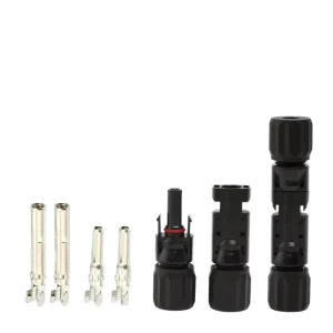 IP67 30A 1000V 1500V 2.5 平方毫米 4 平方毫米 6 平方毫米公母镀锡铜太阳能电池板连接器光伏直流连接器，用于电缆太阳能系统