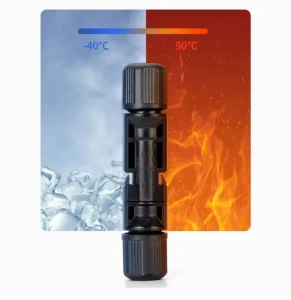 公母连接器 IP67 防水 30A 1500V 太阳能电池板电缆连接器 太阳能光伏系统