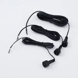 IP67 Male LED Connector 12M 2Pin Black Waterproof Extension Cable for Solar Panel 1-30PCS 3M