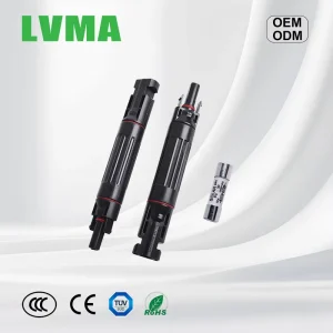 IP67 防水光伏太阳能电缆连接器 PV FUSE 1000VDC 10A 20A 30A ABS 铜镀锡卡扣式锁定光伏系统