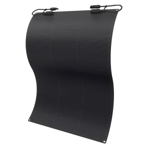 IP67 Waterproof 100W Anti-Crack HPBC ETFE Frameless Solar Panel Full Black Flexible 26% Efficiency Balcony RV Boat Outdoor Use