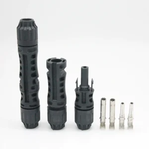 IP67 Waterproof Solar Panel Adaptor Nylon Housing MC4 Copper Contact Photovoltaic Cable DC Power 32A 5m 1500V DC