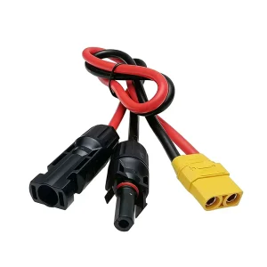 IP67 XT90 Photovoltaic Connection Cable 10AWG Outdoor Energy Storage Battery Charging Cable