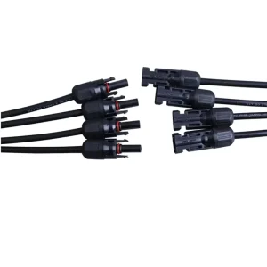 IP67 太阳能电缆并联连接器 Y/T 型分支光伏连接器 太阳能发电系统电线连接 铜线