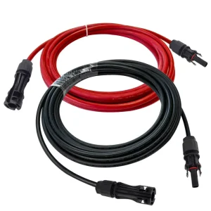 IP68 1M/2M/3M/5m扩展电缆，用于太阳能电池板，带MC连接器的2.5毫米/4毫米/6毫米铜太阳能光伏电缆