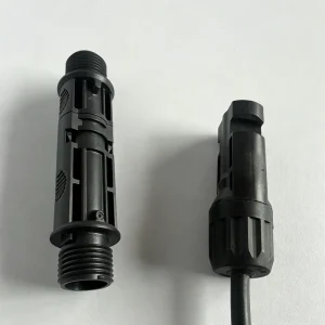IP68 防水太阳能连接器插头 DC PV 插座 用于电池太阳能电池板电缆 钢轨安装电缆接头