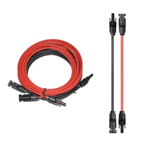 IP68 Waterproof PV Solar Connector Male Female Coupler 5M 10M 4mm2 Extension Cable for Solar Panel System