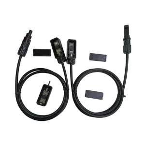 防水IP68太阳能接线盒1500V 20A 2*1m电缆4平方毫米TUV认证