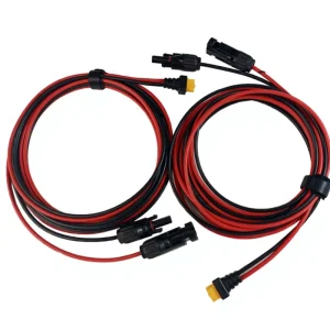 太阳能系统防水IP68太阳能连接器至XT60公母适配器电缆 (14AWG/16AWG)