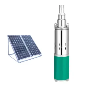 In built Controller 12V 24 DC Irrigation Water Pump Screw Brush Deep Well Water Solar Pump