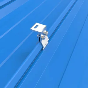 Industrial Aluminum Alloy Anodized Waterproof Solar Panel Mounting Hardware for Tin Roof Clamp