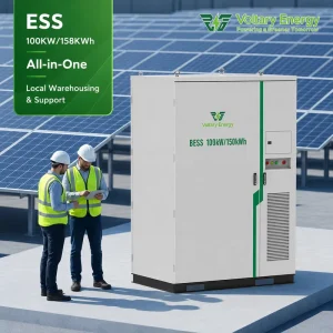 Industrial Commercial 158KWh Energy Storage Solar System Hybrid Inverter 100kw All in One Outdoor Cabinet