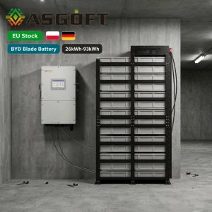 Industrial Commercial Energy Storage 50kWh 100kWh LiFePO4 Battery Pack High Voltage with 50kW Hybrid Inverter