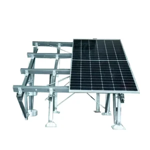 Industrial Commercial Solar Mounting System Hot Dip Galvanized Punched Steel Channel Purlin Solar Panel