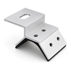 Industrial Corrugated Metal Roof Clamp Non-Penetrating SUS304 Bolts Anodized Solar Panel Roof Mounting System Hardware