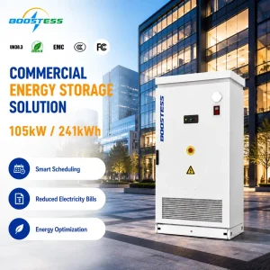 Industrial Energy Storage System Lithium Solar Battery 241kWh 261kWh Peak Shaving Energy Arbitrage All-in-One ESS Battery