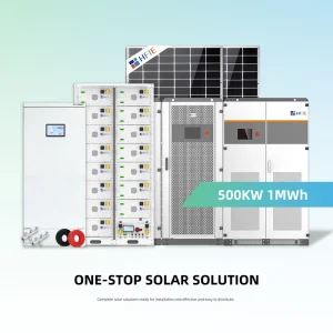 Industrial Hybrid Solar Power System 500kw for Factory Roof