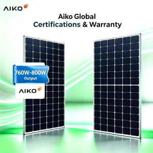 Industrial Solar Panels ABC n Type 770W 780W 795W 800W Monocrystalline Dual Glass Bifacial Solar Panel for Solar System
