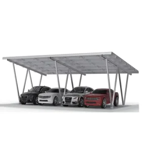 Industry Anodized Aluminum Solar Panel Racking System Solar Carport Mounting Structure Solar Carports Home Commercial Carport