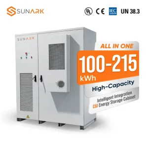 Integrated 200kWh Solar Energy Storage Container Lithium Battery BESS Cabinet Industrial Business Power Station