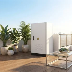 Integrated Energy Storage Cabinet 10KW 10kWh Lithium Battery IP65 with 5kW Solar System for Home Backup Power and Energy Storage