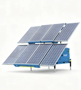 Integrated Solar, Energy Storage and Diesel Generator Hybrid System with Lithium Battery