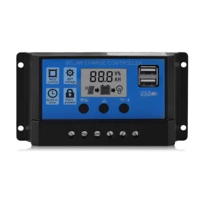 Intelligent 12V 24V USB Solar Charge Controller 10A 20A 30A Battery Regulator