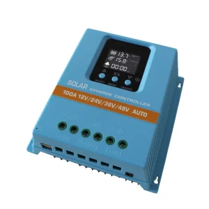 Intelligent Charging and Discharging 100A 80A 60A Solar Charge Controller MPPT 12V 24V 36V 48V Suitable for Off Grid Systems