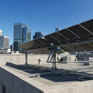 Intelligent Control Single Axis Solar Tracker Commercial Utility Solar Farm