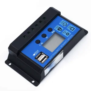 Intelligent Solar Charge Controller PWM Regulator 60A 50A 40A 30A 20A 10A with Dual USB LCD Display