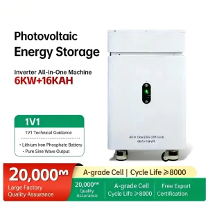 Inverter Energy Storage 6 Kilowatts Off Grid Roof Photovoltaic Solar Power Generation System 220 Volts