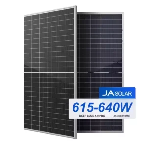 JA Solar N-Type JAM78D40MB 615-640W Bifacial Double Glass Pannau Solaire High Conversion 620W 625W 630W 635W Solar Panels
