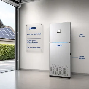 JAKX Off Grid Solar System Battery and Inverter 21kWh 11kW Low Voltage ESS Scalable Expandable LiFePO4 Storage System Supplier