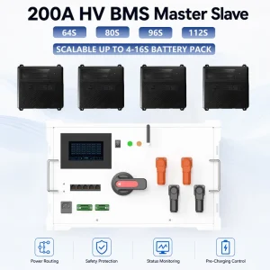 JKESS HV BMS 144S 200A Commercial ESS CAN RS485 WiFi