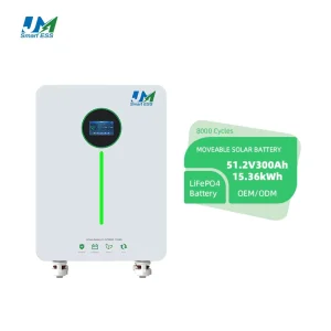 JM Factory Manufacturer 48V 300Ah BESS Lithium Solar Battery Energy Storage System 15kWh Lifepo4 Lithium Battery Storage System