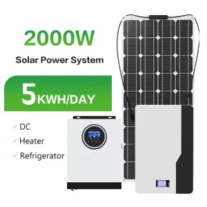 Jinko JA Trina太阳能电池板离网太阳能系统5KW 10KW混合太阳能发电系统家用太阳能电池板完整套件