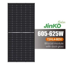 Jinko New Arrive Solar PV Modules Tiger Neo N type 610w 620w 600 Watt Mono Bifacial Solar Panels