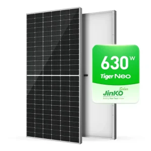 Jinko Solar 630w Tiger Neo N type MBB 16BB TOPCON 78 Half Cells Mono Solar Panels 615w 620w 625w 630w on Stock