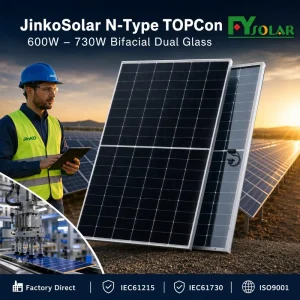 Jinko Tiger Neo N Type Bifacial Solar Panel 600W 620W 650W 670W 700W 720W TOPCon Dual Glass High Efficiency PV Module